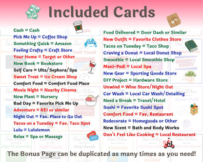 Editable Mother's Day Gift Card Book for Moms — Instant Download