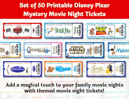 50 Disney Theme Park Dinner and a Movie Night Tickets