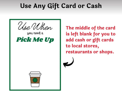 Editable College Survival Gift Card Book Gift for College Students — Instant Download