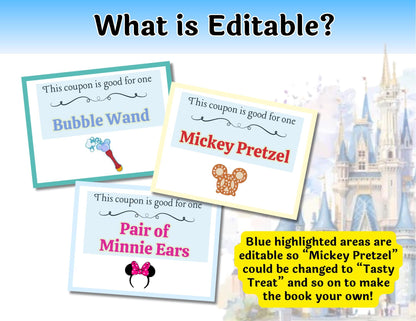 Disney Theme Park Coupon Gift Book