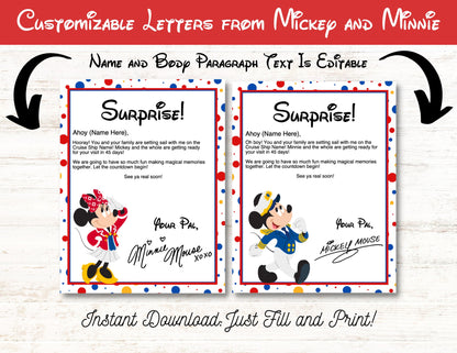 Complete Disney Cruise Trip Reveal Kit — Instant Download