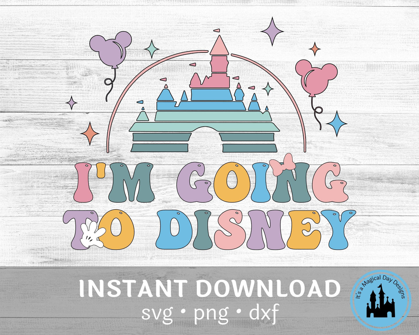 Disney Bound I'm Going to Disney Family Trip Design
