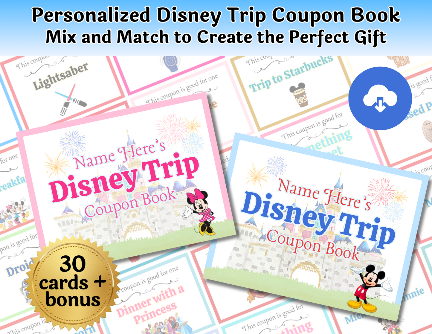 Disney Theme Park Coupon Gift Book