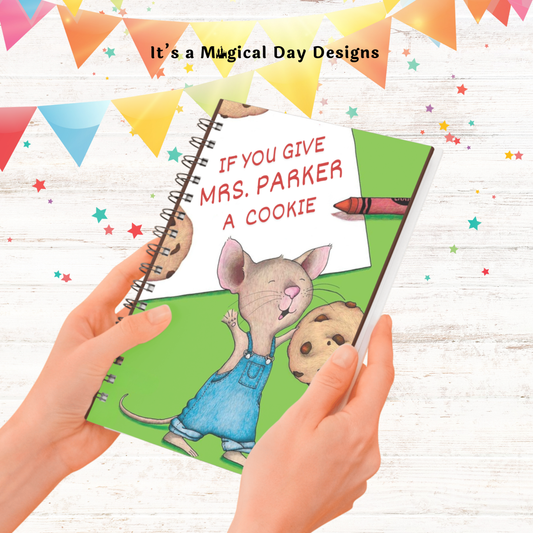 Editable If You Give a Teacher a Cookie Gift Book Gift for Teachers — Instant Download