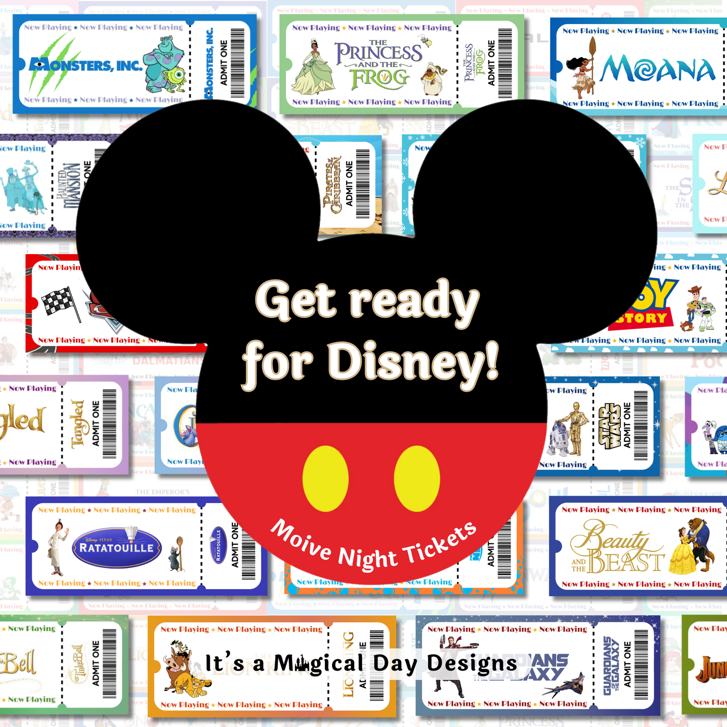 50 Disney Theme Park Dinner and a Movie Night Tickets