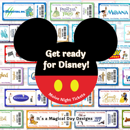 50 Disney Theme Park Dinner and a Movie Night Tickets
