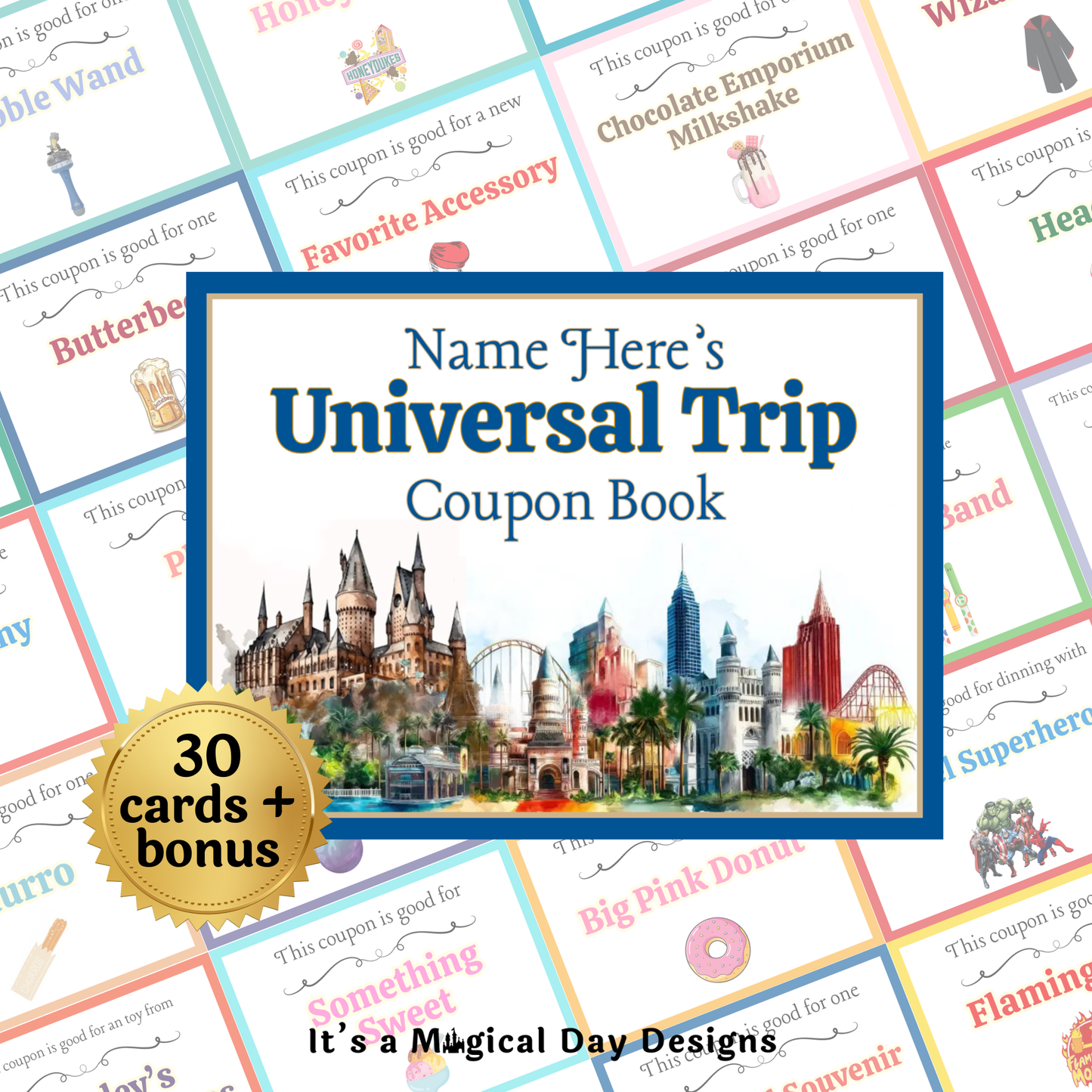Universal Theme Park Coupon Gift Book Spending Coupons
