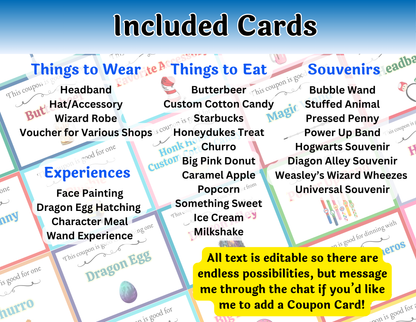 Universal Theme Park Coupon Gift Book Spending Coupons