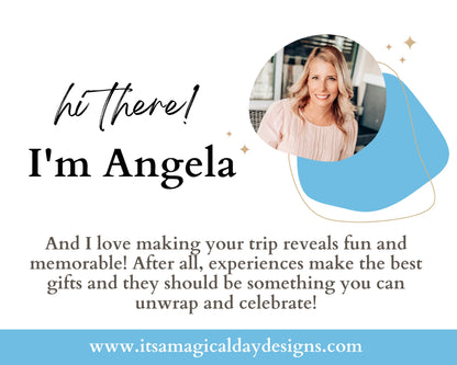 Editable Disneyland Mickey and Friends Theme Park Surprise Ticket