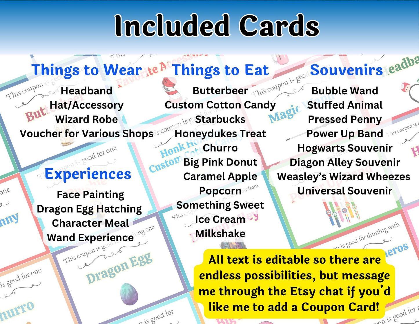 Universal Theme Park Coupon Gift Book Spending Coupons