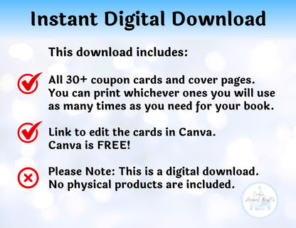 Disney Theme Park Coupon Gift Book